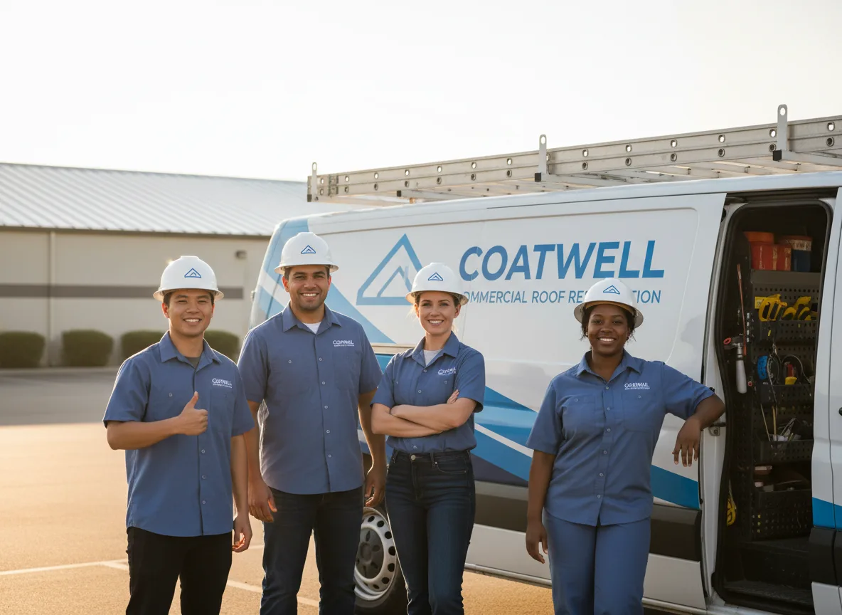 Commercial roof coating company in Wilton, WI